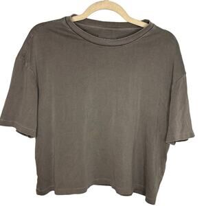 Dear John Maddox Boyfriend Cropped Tee Size Medium Short-Sleeve Premium